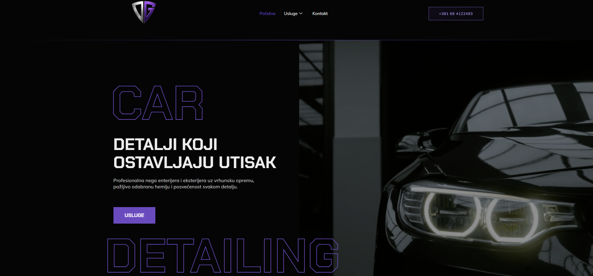 Orion Garage web sajt