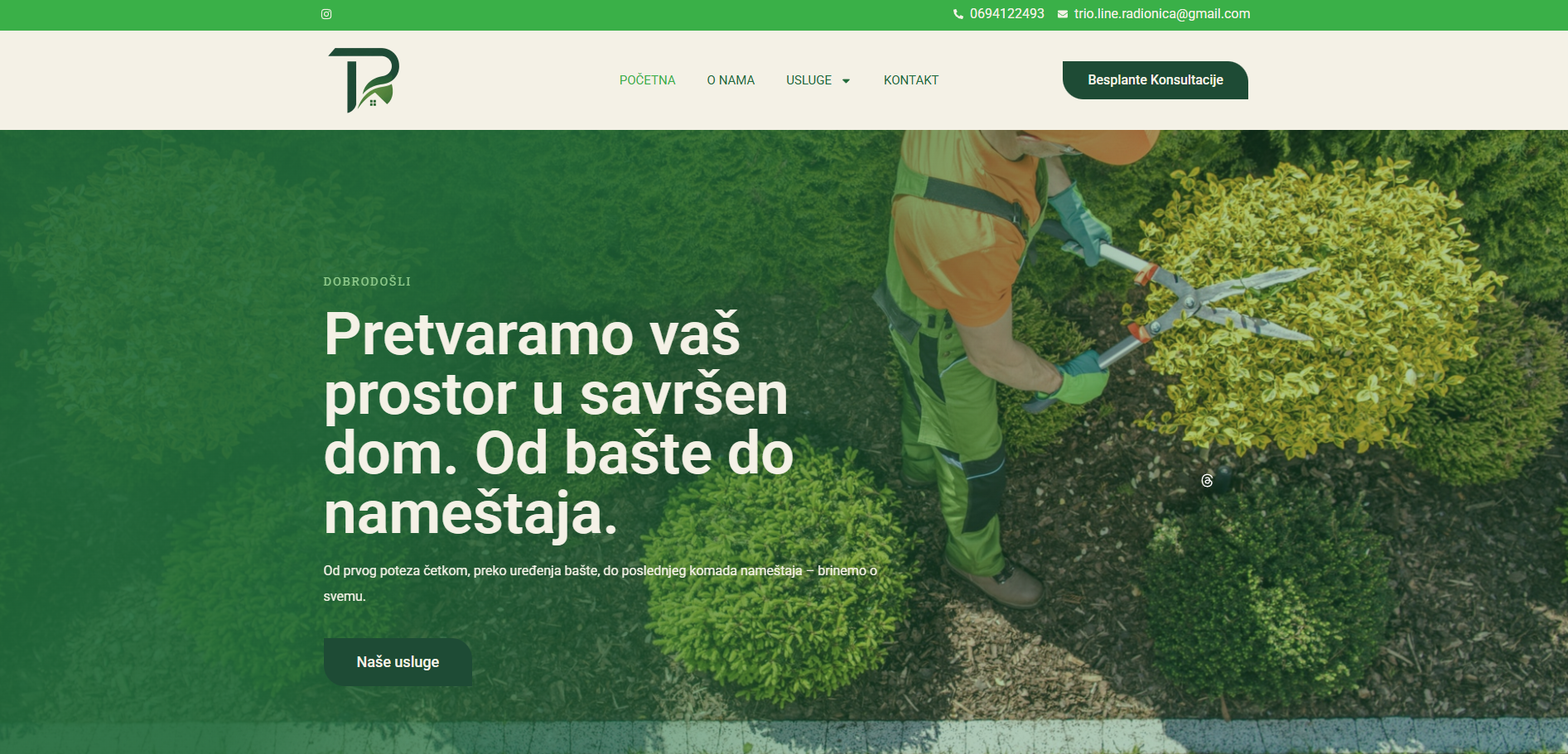 Trio Line web sajt